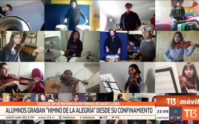 Canal 13 destaca a SIP Red de Colegios como ejemplo de educación en tiempos de pandemia