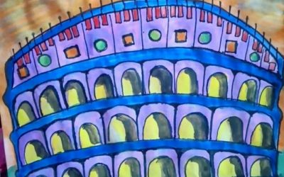 Lindas ilustraciones de arte de nuestros niños de 4º Básico