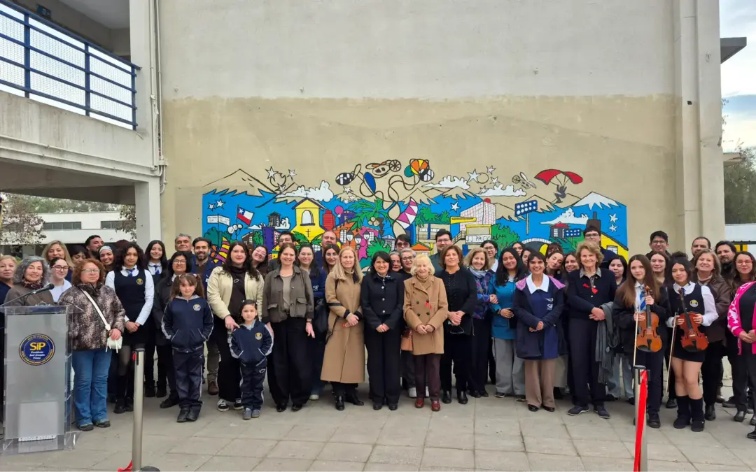 El arte que nos une: Inauguramos el mural «Todos Juntos» en nuestro Colegio Presidente José Joaquín Prieto